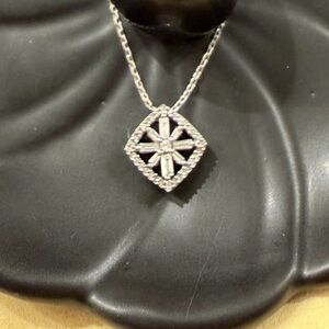 10K White Gold Pendant